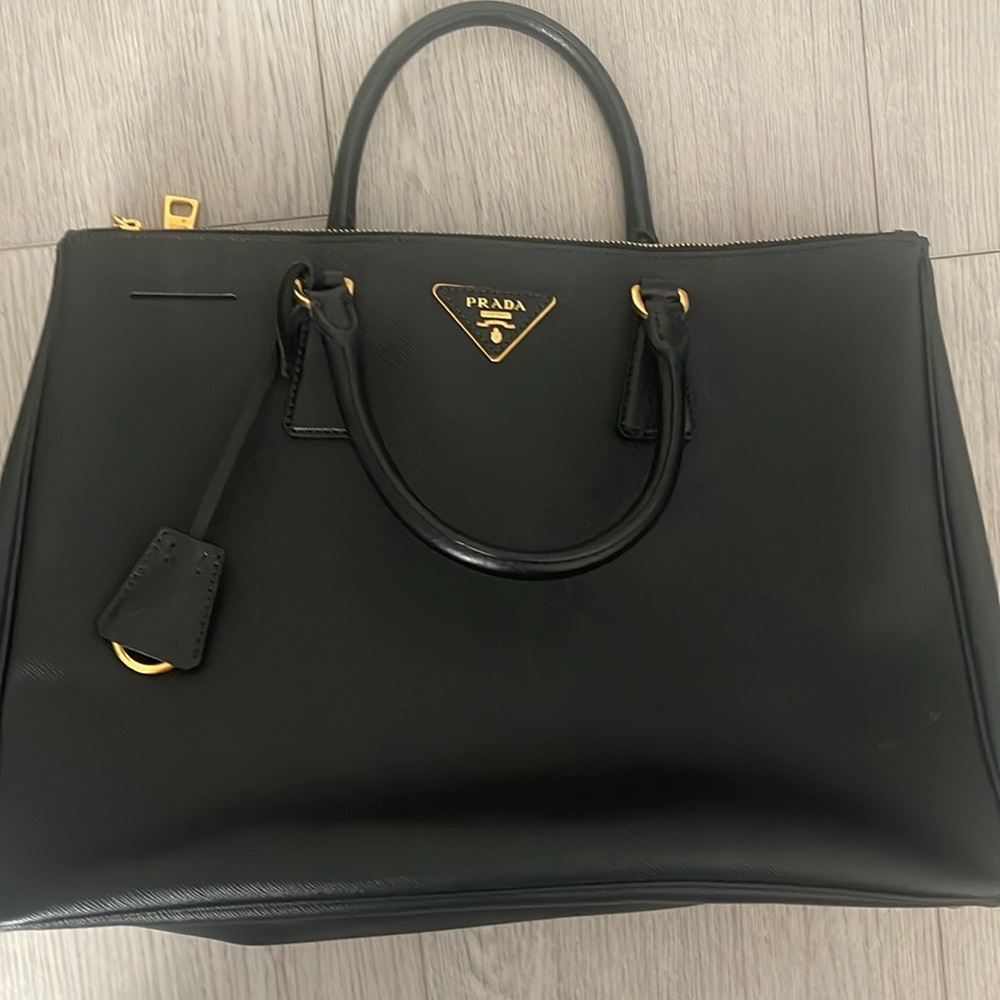 Prada leather handbag